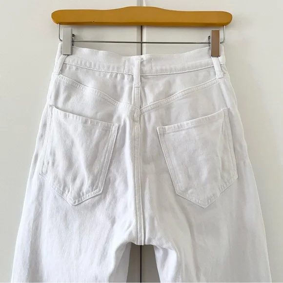 Agolde Riley High Rise Straight Crop Jeans (Stretch) - Picture 6 of 12